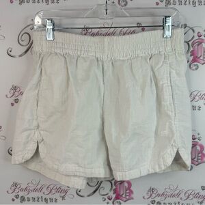 Fabletics shorts white Women’s Elastic-Waist Cream Shorts